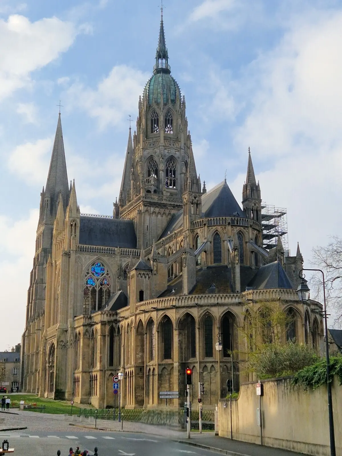 Cathédrale Notre-Dame de Bayeux, the historic medieval cathedral in Bayeux, Normandy, France